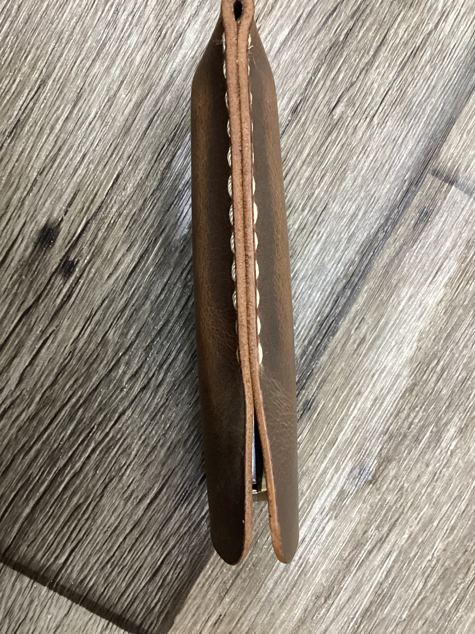 Buffalo Leather Pocket Knife Slip Buck 112 Size, (Sheath Only)