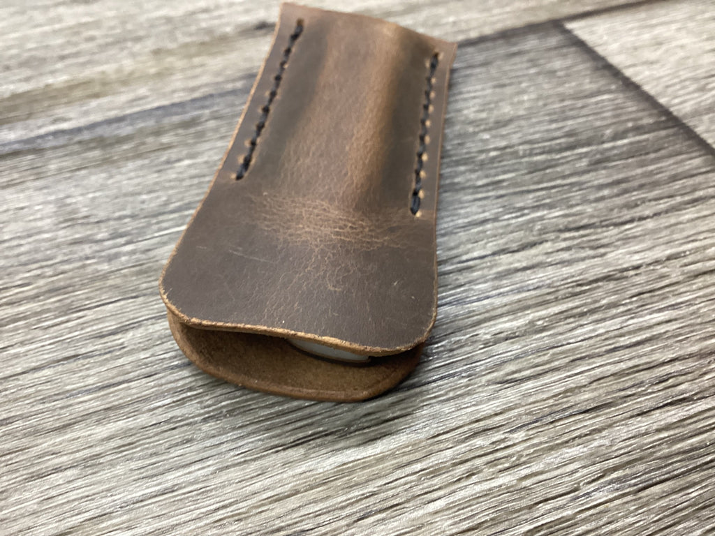 Buffalo Leather Pocket Knife Slip Sodbuster Jr. Size, (Sheath Only)