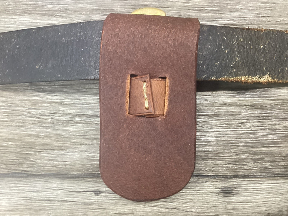 Buffalo Leather Folding Knife Sheath Buck 112 Size